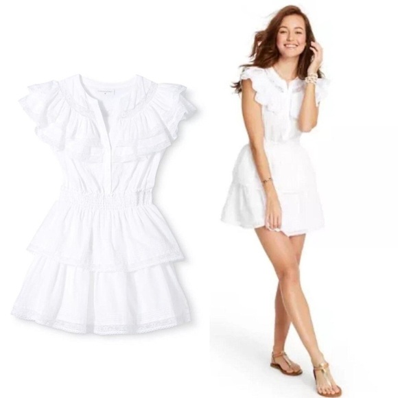 LoveShackFancy x Target Penelope White Double Ruffle
Tiered Dress XXS XS Bridal - Picture 1 of 10